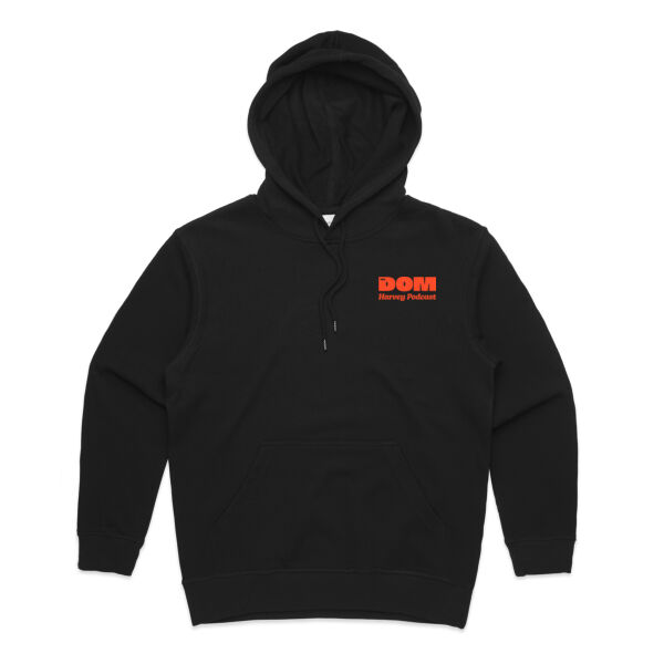 The Dom Harvey Podcast - Orange Logo - AS Colour Womens Premium Hood Thumbnail