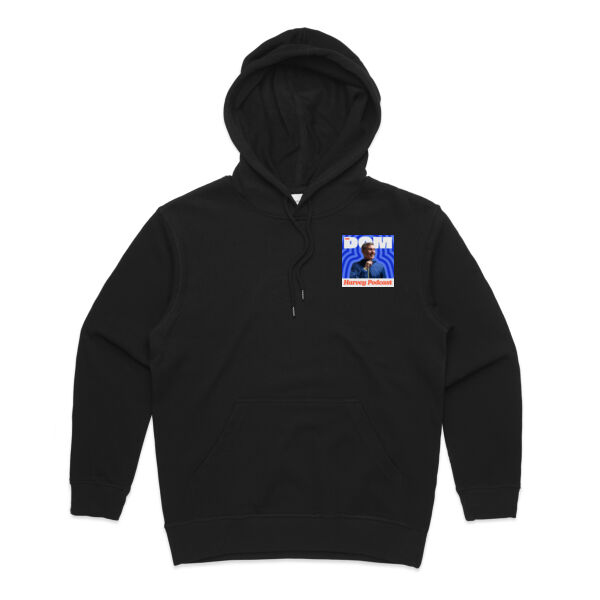 The Dom Harvey Podcast - Dom Logo - AS Colour Womens Premium Hood Thumbnail